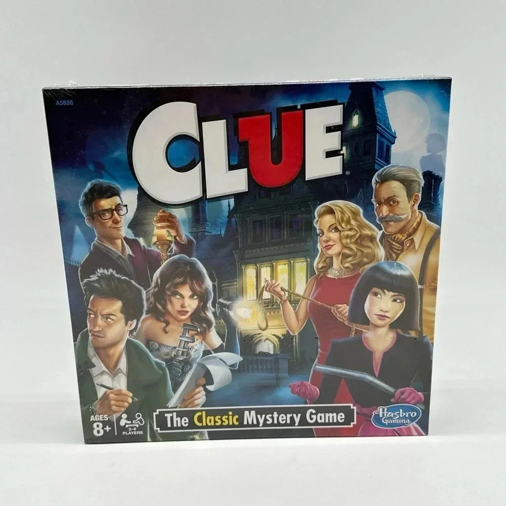 Hasbro Clue The Classic Mystery Board Game Ages 8+ New & Sealed